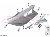 BMW Motorrad BMW 2021 K models K 1600 GT 22 (0F21, 0F23) Fairing side section, front | Fairing side section, front