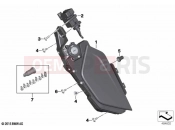 BMW Motorrad BMW 2021 K models K 1600 GT 22 (0F21, 0F23) Storage compartment, left | Storage compartment, left