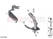 BMW Motorrad BMW 2021 K models K 1600 GT 22 (0F21, 0F23) Hand protector | Hand protector