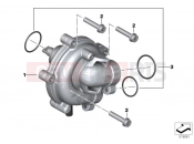 BMW Motorrad BMW 2021 K models K 1600 GT 22 (0F21, 0F23) Coolant pump | Coolant pump