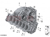 BMW Motorrad BMW 2021 K models K 1600 GT 22 (0F21, 0F23) Engine housing | Engine housing
