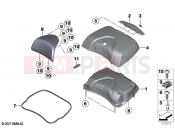 BMW Motorrad BMW 2021 K models K 1600 GT 22 (0F21, 0F23) Topcase lid | Topcase lid