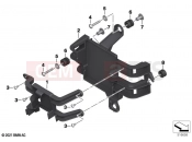 BMW Motorrad BMW 2021 K models K 1600 GT 22 (0F21, 0F23) Holder, control units | Holder, control units