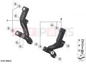 BMW Motorrad BMW 2021 K models K 1600 GT 22 (0F21, 0F23) Holder, speaker | Holder, speaker