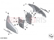 BMW Motorrad BMW 2020 R models R 18 Transcont. (0L41, 0L43) Side cover | Side cover