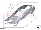 BMW Motorrad BMW 2020 R models R 18 Transcont. (0L41, 0L43) Rear frame | Rear frame