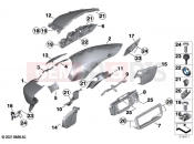 BMW Motorrad BMW 2020 R models R 18 Transcont. (0L41, 0L43) Front panel | Front panel