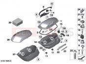 BMW Motorrad BMW 2020 R models R 18 Transcont. (0L41, 0L43) Suitcase 2 | Suitcase 2