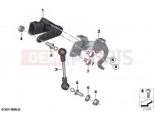BMW Motorrad BMW 2020 R models R 18 Transcont. (0L41, 0L43) Level sensor, rear | Level sensor, rear