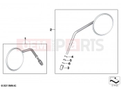 BMW Motorrad BMW 2020 R models R 18 Transcont. (0L41, 0L43) Mirror 2 | Mirror 2