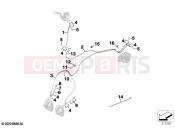 BMW Motorrad BMW 2020 R models R 18 Transcont. (0L41, 0L43) Brake lines, front | Brake lines, front
