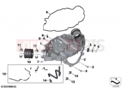 BMW Motorrad BMW 2020 R models R 18 Transcont. (0L41, 0L43) Intake silencer, bottom | Intake silencer, bottom