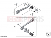 BMW Motorrad BMW 2020 R models R 18 Transcont. (0L41, 0L43) Gearshift lever, adjustable | Gearshift lever, adjustable