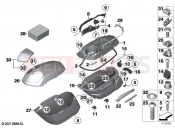 BMW Motorrad BMW 2020 R models R 18 Transcont. (0L41, 0L43) Suitcase 2 | Suitcase 2