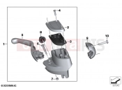 BMW Motorrad BMW 2020 R models R 18 Transcont. (0L41, 0L43) Control assembly fitting | Control assembly fitting