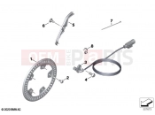 BMW Motorrad BMW 2020 R models R 18 Transcont. (0L41, 0L43) Speed sensor, front | Speed sensor, front
