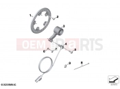 BMW Motorrad BMW 2020 R models R 18 Transcont. (0L41, 0L43) Rotational-speed sensor, rear | Rotational-speed sensor, rear