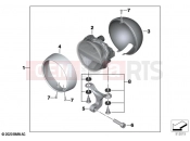 BMW Motorrad BMW 2020 R models R 18 Transcont. (0L41, 0L43) LED additional headlight | LED additional headlight