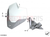 Windshield / mounting | Windshield / mounting - BMW Motorrad S 1000 R (0E51, 0E53) 2023