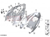BMW Motorrad BMW 2021 S models S 1000 R (0E51, 0E53) Tail part | Tail part