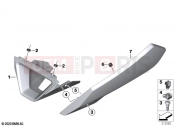BMW Motorrad BMW 2021 S models S 1000 R (0E51, 0E53) Engine spoiler | Engine spoiler