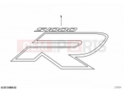 BMW Motorrad BMW 2021 S models S 1000 R (0E51, 0E53) Model lettering | Model lettering