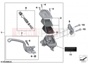 BMW Motorrad BMW 2021 S models S 1000 R (0E51, 0E53) Control assembly fitting 2 | Control assembly fitting 2
