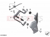 BMW Motorrad BMW 2021 S models S 1000 R (0E51, 0E53) Bracket / trim relay | Bracket / trim relay