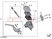 BMW Motorrad BMW 2021 S models S 1000 R (0E51, 0E53) Control assembly fitting 2 | Control assembly fitting 2
