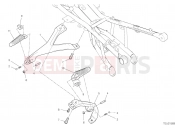 DUCATI 2024 STREETFIGHTER V2 REAR FOOTREST