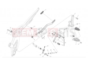 DUCATI Diavel Chromo L.h. footrests
