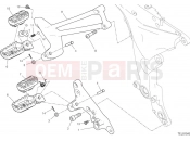 DUCATI 2024 Multistrada V2 S Right footrests