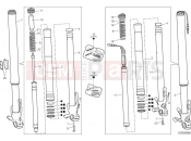 DUCATI 2024 Multistrada V2 S Front fork