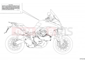 DUCATI 2024 Multistrada V2 S Warning label