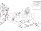 DUCATI 2024 Panigale V4 S Front sprocket & chain (Australia)