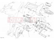 DUCATI 2019 Multistrada 1260 S Touring FOOTRESTS, LEFT
