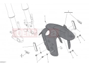 DUCATI 2024 Multistrada V4 S Front mudguard (carbon)