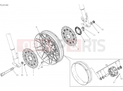 DUCATI 2024 Multistrada V4 S Front spoked wheel