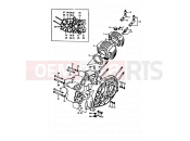 1 - CYLINDER - CRANKCASE - Suzuki A100 N (1992)