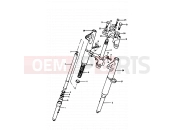 35 - FRONT FORK (A100N) - Suzuki A100 N (1992)