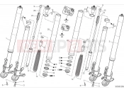 DUCATI 2024 DesertX Rally Front fork