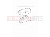 TRIUMPH Tiger 1200 Rally Pro Top case back rest (expedition)