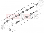 MOTOGUZZI V7 Stone Corsa 850 (EU) Gear box - Gear assembly