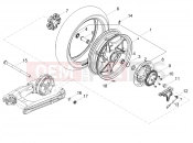 MOTOGUZZI V7 Stone Corsa 850 (EU) Rear wheel