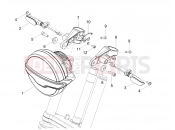 MOTOGUZZI V7 Stone 850 (EU, GSO) Front headlamps