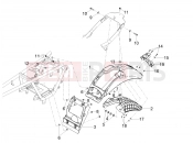 MOTOGUZZI V7 Stone 850 (EU, GSO) Rear mudguard