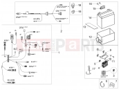 MOTOGUZZI V7 Stone 850 (AU, ID, JP, KR, RP, SG, VN, ZC) Rear electrical system