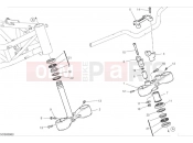 DUCATI 2024 Hypermotard 950 Steering assembly