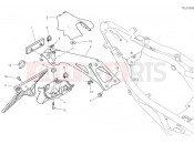DUCATI 2024 Hypermotard 950 SP Plate holder