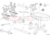 DUCATI 2024 Hypermotard 950 SP Workshop service tools (frame)